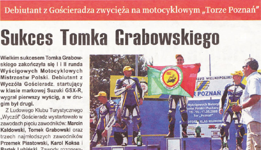 Sukces Tomka Grabowskiego