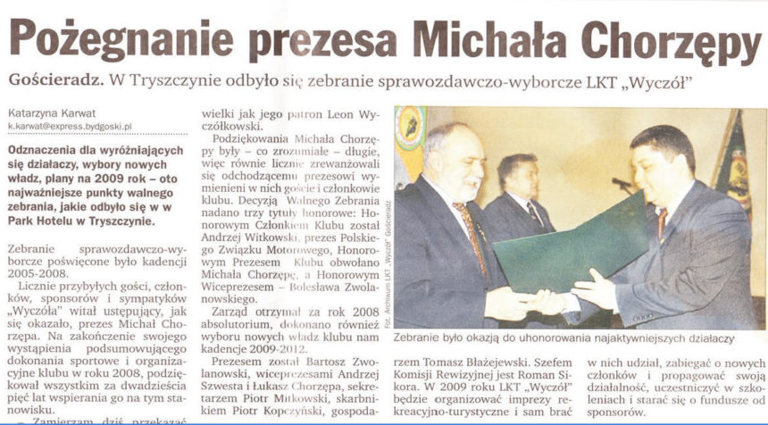 Pożegnanie Prezesa Michała Chorzępy Express Bydgoski