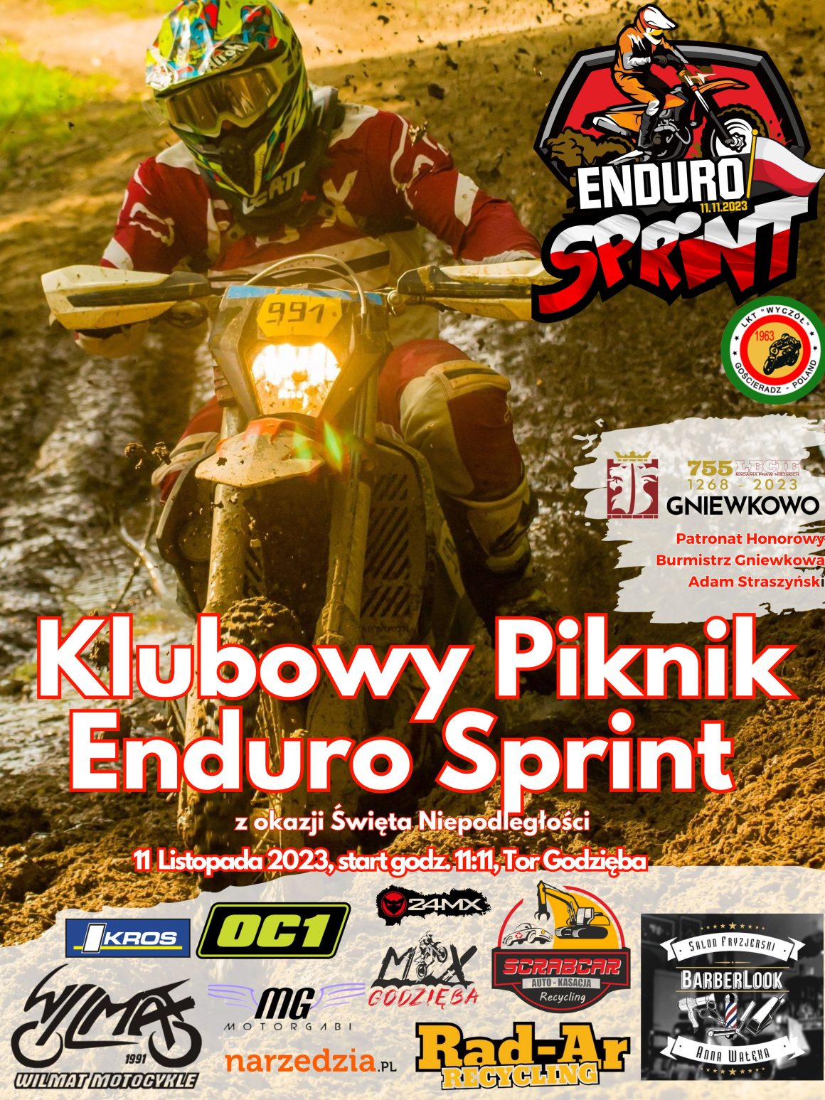 Enduro Sprint z okazji Święta Niepodległości 11 listopada 2023