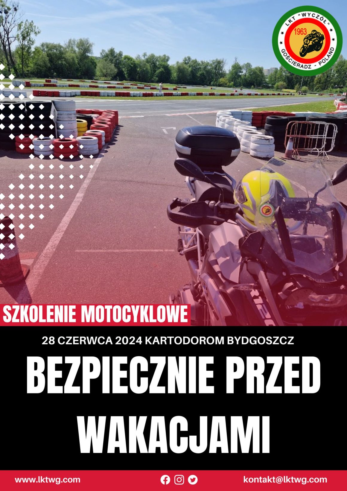 Zapraszamy na szkolenie motocyklowe „Bezpiecznie przed wakacjami”.