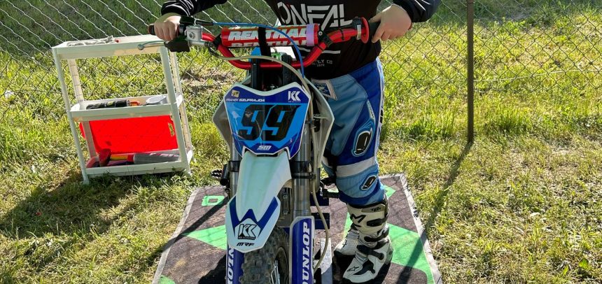 Franek Szufrajda debiutuje w Pucharze Polski Pitbike