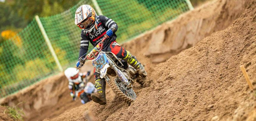 Franek Szufrajda kończy zmagania w Pucharze Polski Pitbike