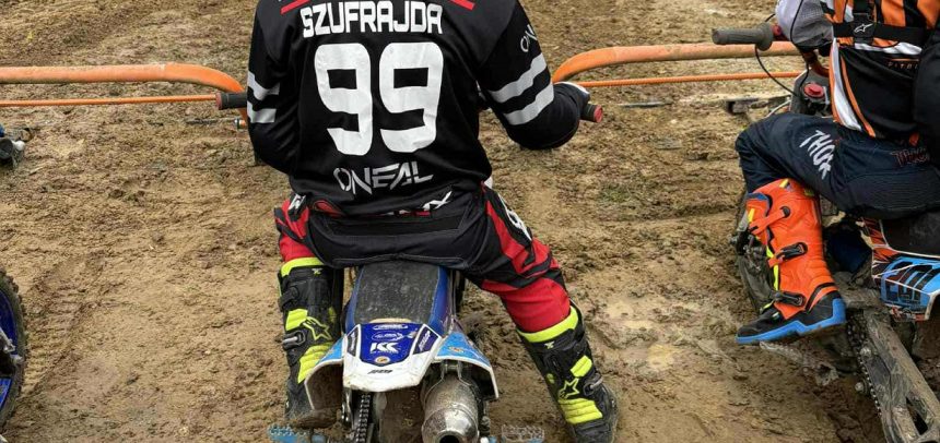 Franek Szufrajda kończy zmagania w Pucharze Polski Pitbike