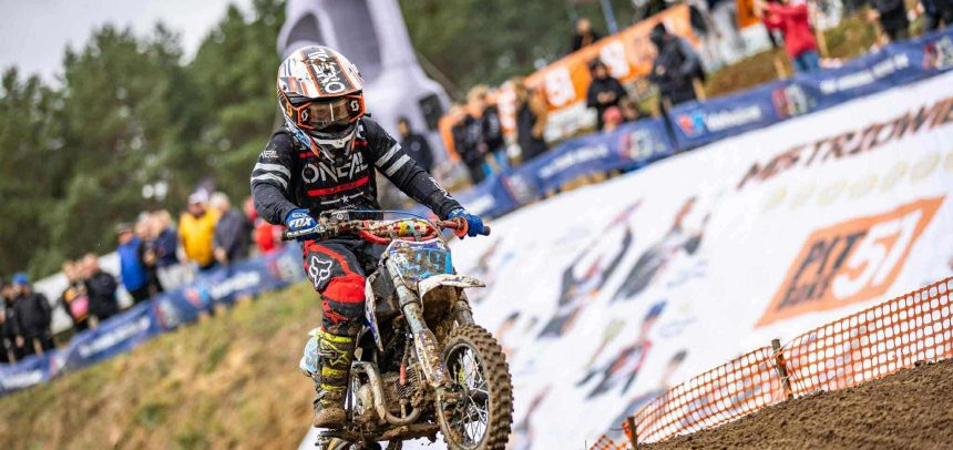 Franek Szufrajda kończy zmagania w Pucharze Polski Pitbike